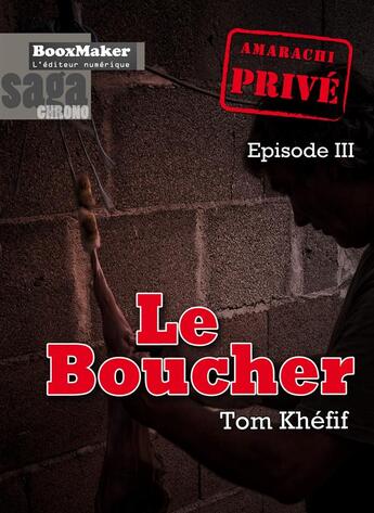 Couverture du livre « Le boucher » de Tom Khefif aux éditions Booxmaker