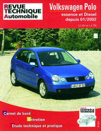 Couverture du livre « Volkswagen polo - essence et diesel, depuis 01-2002 » de Etai aux éditions Etai