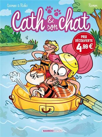 Couverture du livre « Cath et son chat Tome 3 » de Christophe Cazenove et Yrgane Ramon et Herve Richez aux éditions Bamboo