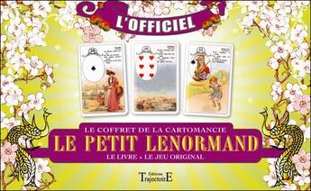 Couverture du livre « Le petit Lenormand ; le coffret de la cartomancie » de Marie Delclos aux éditions Trajectoire