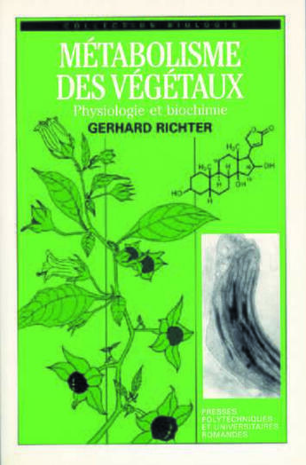 Couverture du livre « Metabolisme vegeteaux » de Richter aux éditions Ppur