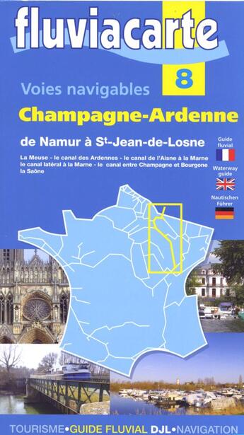 Couverture du livre « Champagne ardenne » de  aux éditions Fluviacarte