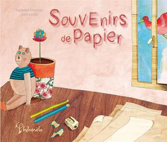 Couverture du livre « Souvenirs de papier » de Baptistine Mesange et Jessica Lisse aux éditions Philomele