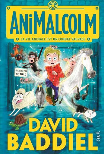 Couverture du livre « AniMalcolm » de David Baddiel aux éditions Seuil Jeunesse