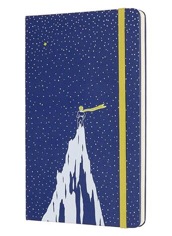 Couverture du livre « Agenda 18 mois petit prince semainier 2019 ;20 grand format bleu » de  aux éditions Moleskine