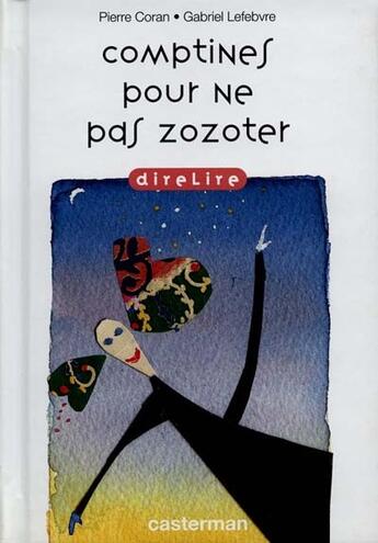 Couverture du livre « Comptines pour ne pas zozoter » de Pierre Coran aux éditions Casterman