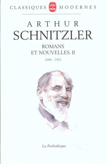 Couverture du livre « Romans et nouvelles, tome 2 » de Arthur Schnitzler aux éditions Lgf