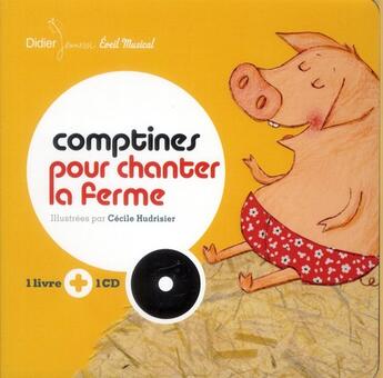 Couverture du livre « Comptines pour chanter la ferme » de  aux éditions Didier Jeunesse