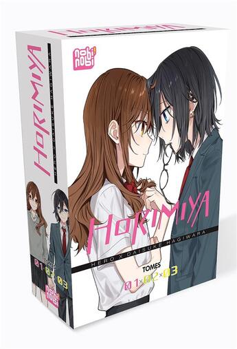 Couverture du livre « Horimiya : coffret Tomes 1 à 3 » de Hero et Daisuke Hagiwara aux éditions Nobi Nobi