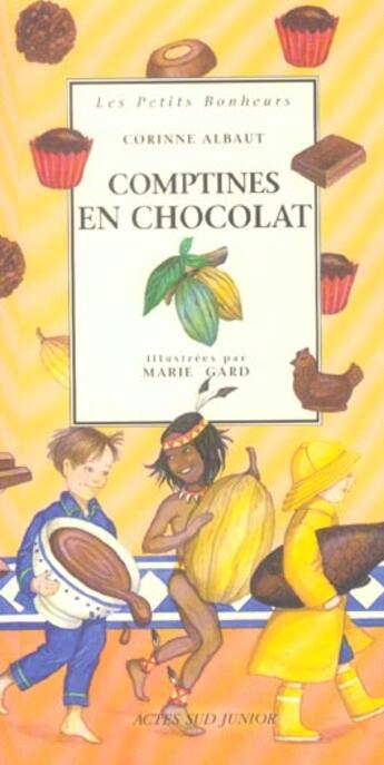 Couverture du livre « Comptines en chocolat » de Albaut/Gard aux éditions Actes Sud