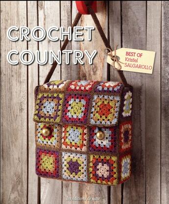 Couverture du livre « Crochet country » de Kristel Salgarollo aux éditions De Saxe