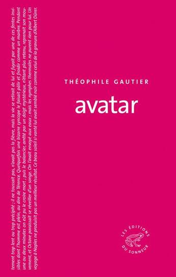 Couverture du livre « Avatar » de Theophile Gautier aux éditions Editions Du Sonneur