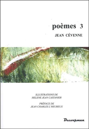 Couverture du livre « Poèmes 3 » de Cevenne Jean aux éditions Decoopman