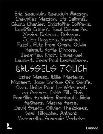 Couverture du livre « Brussels touch » de Lydia Kamitsis aux éditions Lannoo