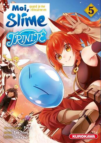 Couverture du livre « Moi, quand je me réincarne en Slime - trinité Tome 5 » de Fuse et Tae Tono aux éditions Kurokawa