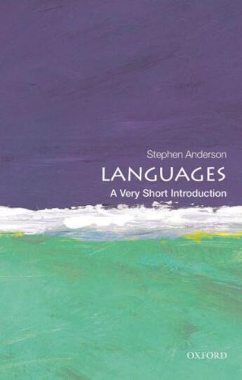 Couverture du livre « Languages: A Very Short Introduction » de Anderson Stephen aux éditions Oup Oxford