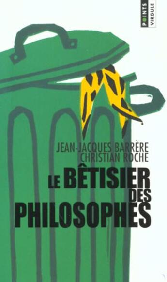 Couverture du livre « Le betisier des philosophes » de Barrere/Roche aux éditions Points