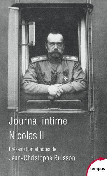 Couverture du livre « Journal intime de Nicolas II » de Nicolas Ii aux éditions Perrin