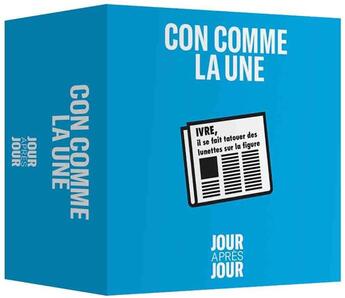 Couverture du livre « Jour après jour : con comme la une » de  aux éditions Papier Cadeau