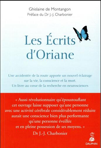 Couverture du livre « Les écrits d'Oriane » de Ghislaine De Montangon aux éditions Dauphin