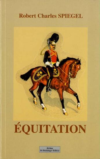 Couverture du livre « Equitation » de Speigel Rc aux éditions Do Bentzinger