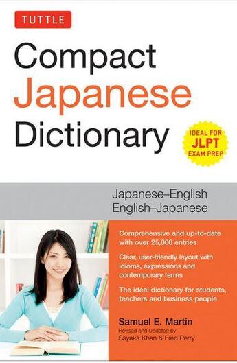 Couverture du livre « Tuttle compact japanese dictionary (new ed) » de Colletif aux éditions Tuttle