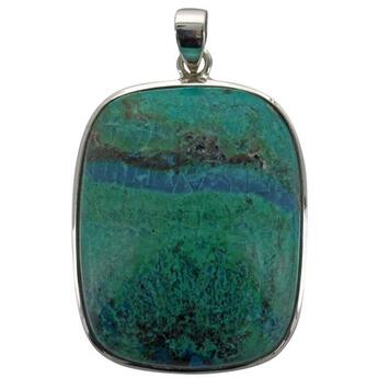 Couverture du livre « Pendentif avec carte azurite malachite argent - tranche 2 a 3 cm » de  aux éditions Dg-exodif