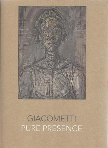 Couverture du livre « Giacometti: pure presence » de Paul Moorhouse aux éditions National Portrait Gallery