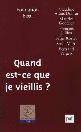 Couverture du livre « Quand est-ce que 