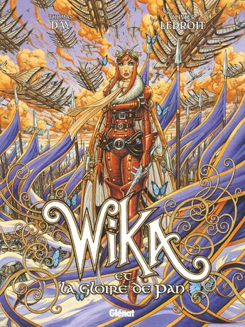 Couverture du livre « Wika Tome 3 : Wika et la gloire de pan » de Thomas Day et Olivier Ledroit aux éditions Glenat