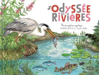 Couverture du livre « L'odyssée des rivières ; un écosystème » de Elisabeth Dumont-Le Cornec et Capucine Mazille aux éditions Ricochet
