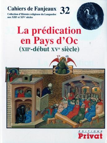 Couverture du livre « La prédiction en pays d'occident » de Fanjeaux aux éditions Privat