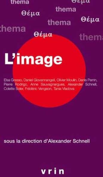 Couverture du livre « L'image » de  aux éditions Vrin