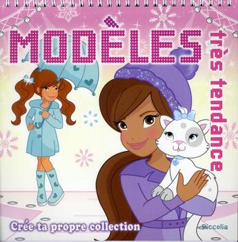 Couverture du livre « Modeles tendance / hiver chat » de  aux éditions Piccolia