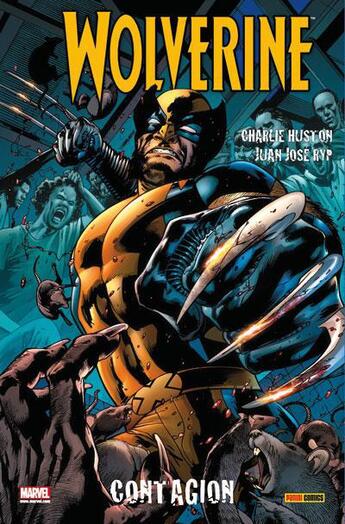 Couverture du livre « Wolverine - le meilleur dans sa partie t.1 : contagion » de Charlie Huston et Juan Jose Ryp aux éditions Panini