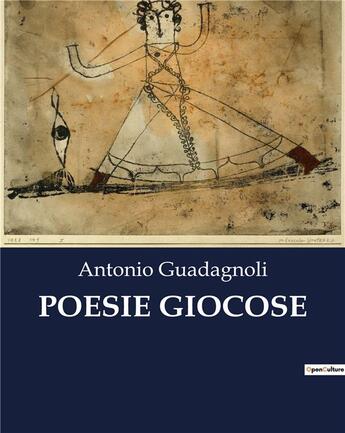 Couverture du livre « POESIE GIOCOSE » de Guadagnoli Antonio aux éditions Culturea