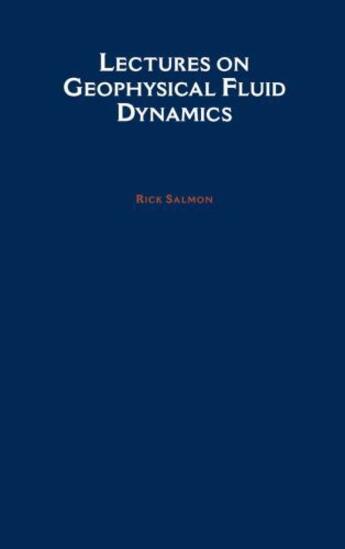 Couverture du livre « Lectures on Geophysical Fluid Dynamics » de Salmon Rick aux éditions Oxford University Press Usa