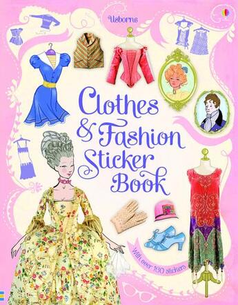 Couverture du livre « Sticker book ; clothes & fashion » de  aux éditions Usborne