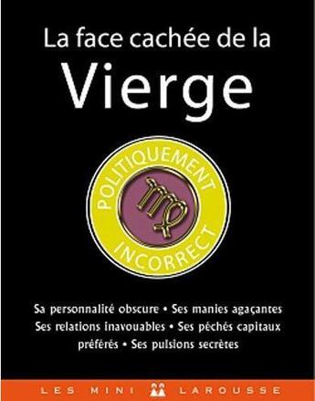 Couverture du livre « La face cachée de la Vierge » de  aux éditions Larousse