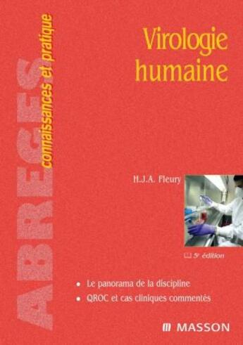 Couverture du livre « Virologie humaine (5e édition) » de Herve Fleury aux éditions Elsevier-masson