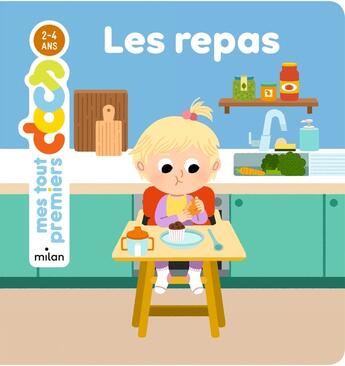 Couverture du livre « Les repas » de Ilaria Falorsi et Delphine Soury aux éditions Milan