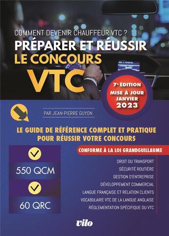 Couverture du livre « VTC (édition 2023) » de Lyon Christian aux éditions Vilo