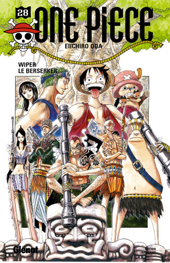 Couverture du livre « One Piece Tome 28 : Wiper le berserker » de Eiichiro Oda aux éditions Glenat