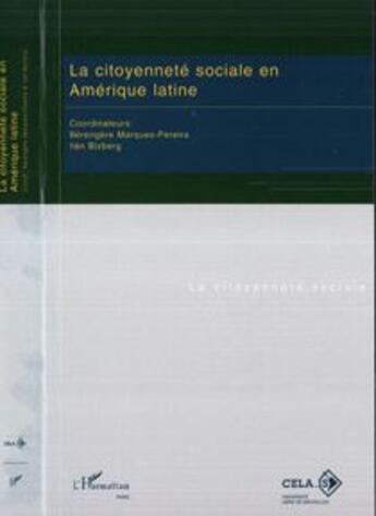 Couverture du livre « Citoyennete sociale en amerique latine » de  aux éditions L'harmattan