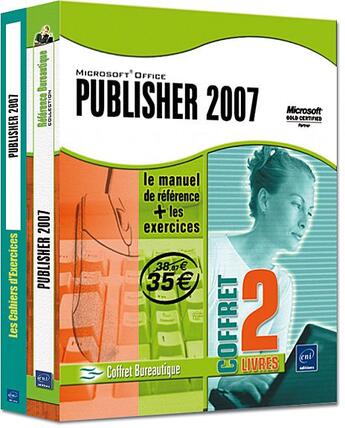 Couverture du livre « Coffret publisher 2007 ; le manuel de référence ; le cahier d'exercices » de Myriam Gris aux éditions Eni