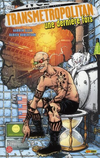 Couverture du livre « Transmetropolitan t.6 : une dernière fois » de Darick Robertson et Warren Ellis aux éditions Panini