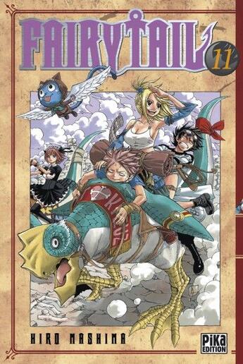 Couverture du livre « Fairy Tail Tome 11 » de Hiro Mashima aux éditions Pika