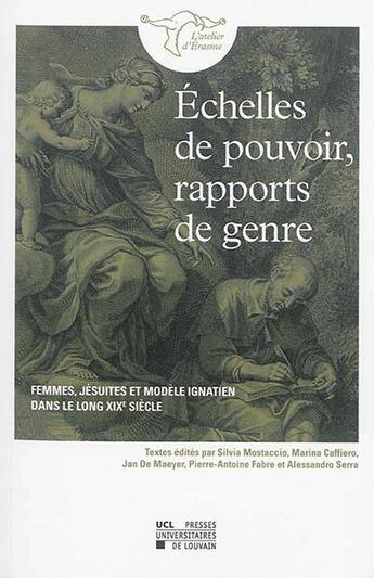 Couverture du livre « Echelles De Pouvoir, Rapports De Genre » de  aux éditions Pu De Louvain