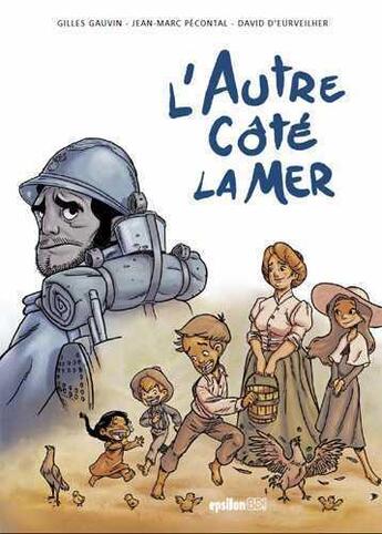 Couverture du livre « L'autre côté de la mer » de Gilles Gauvin aux éditions Epsilon Bd