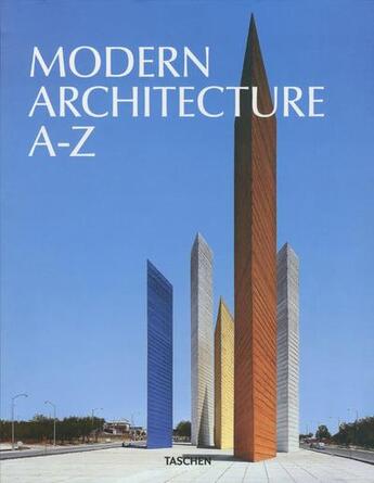Couverture du livre « Modern architecture ; A-Z » de  aux éditions Taschen
